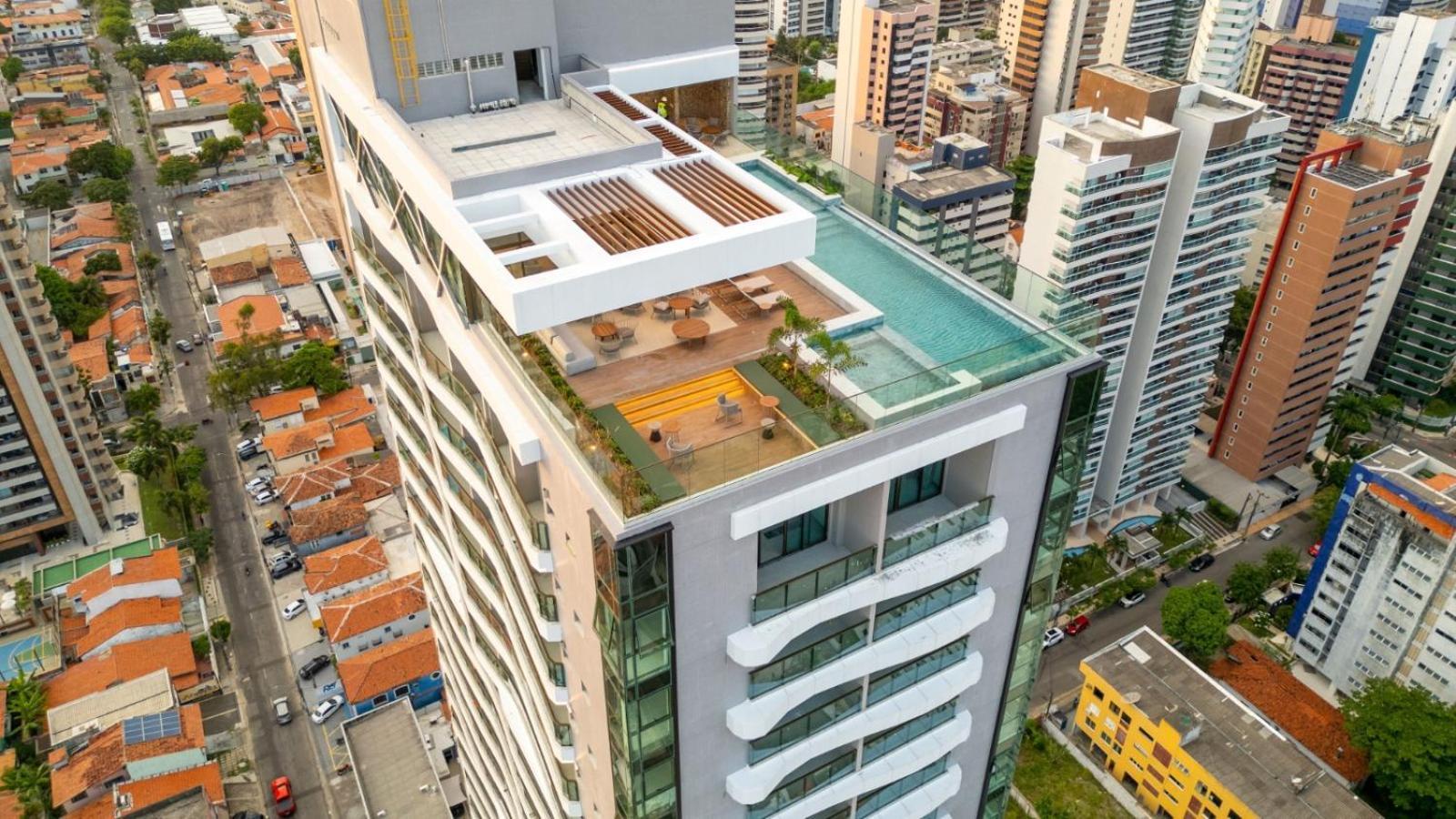 Rooftop Com Vista O Mar *